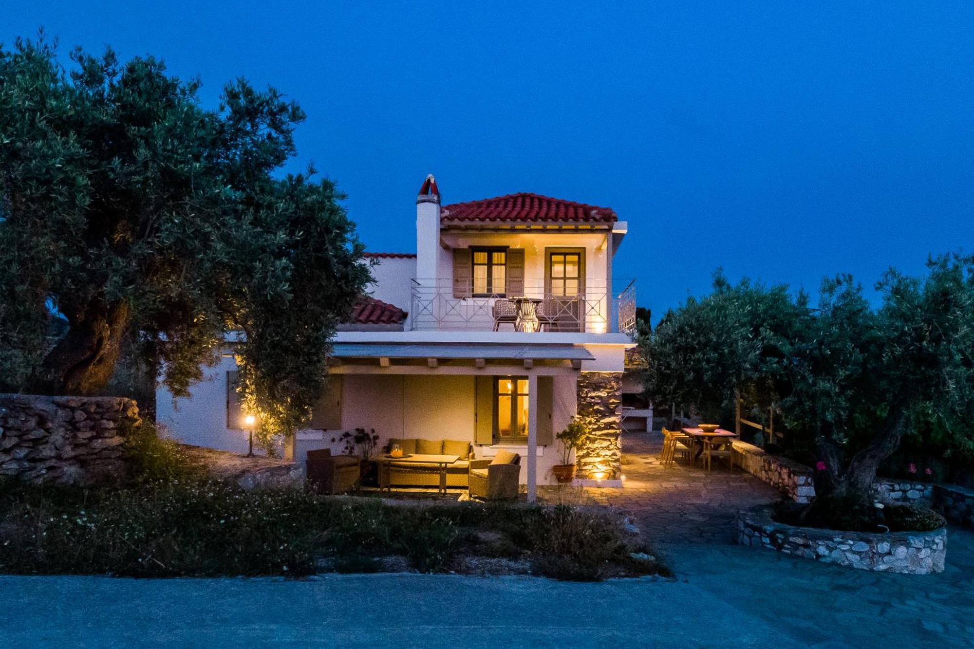 Villa Nektaria Alikias Ngoại thất bức ảnh