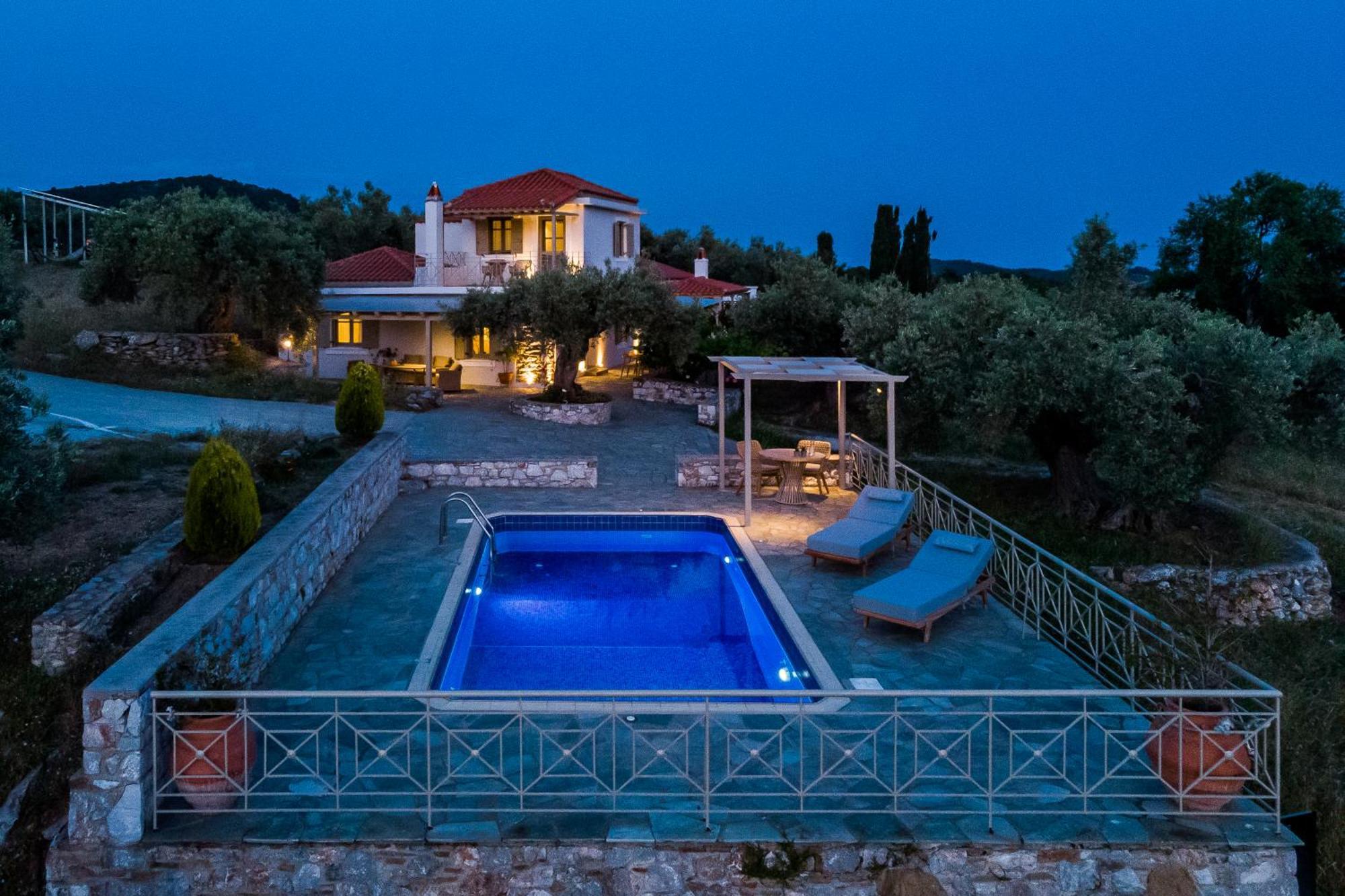 Villa Nektaria Alikias Ngoại thất bức ảnh