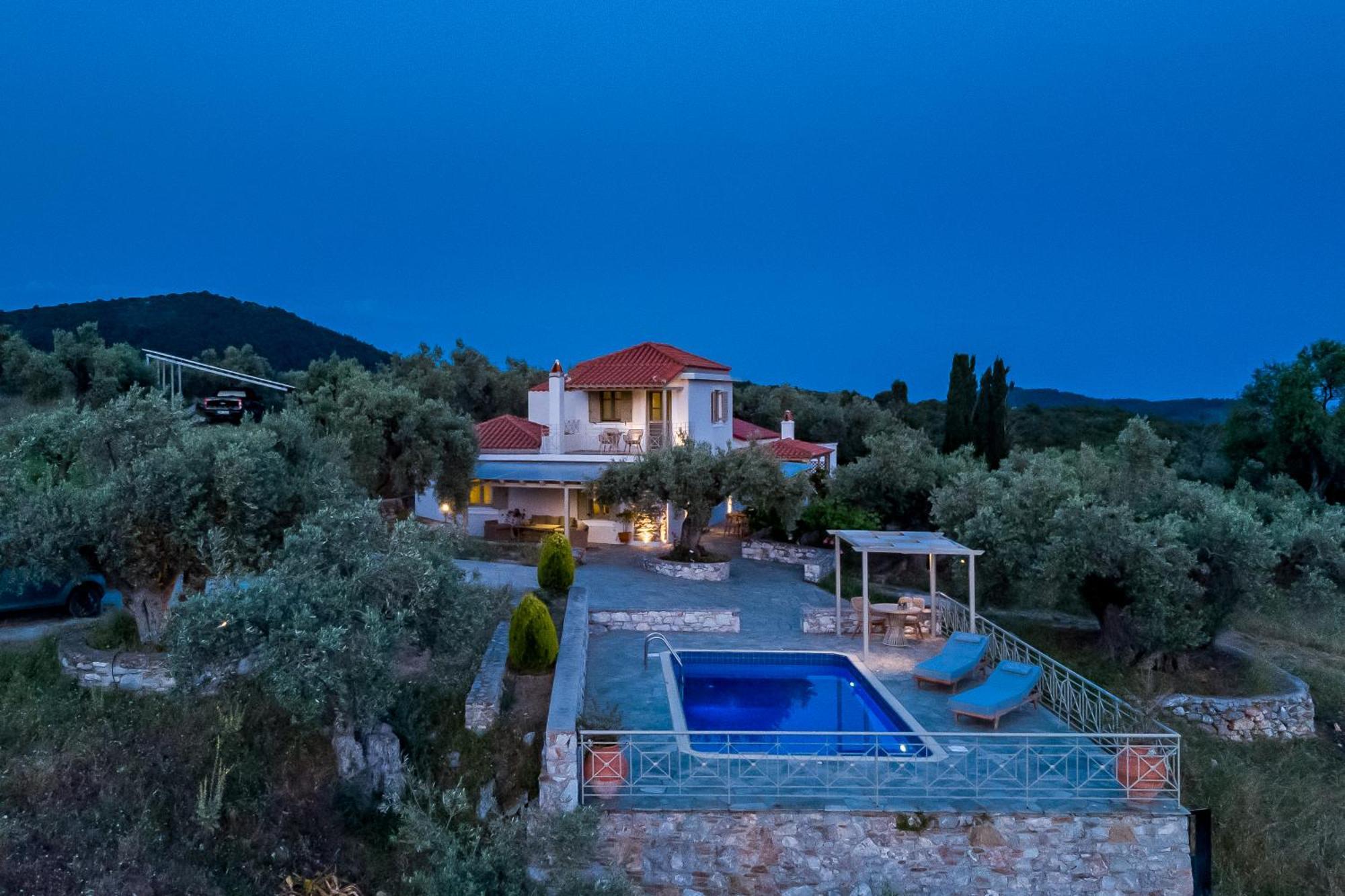 Villa Nektaria Alikias Ngoại thất bức ảnh