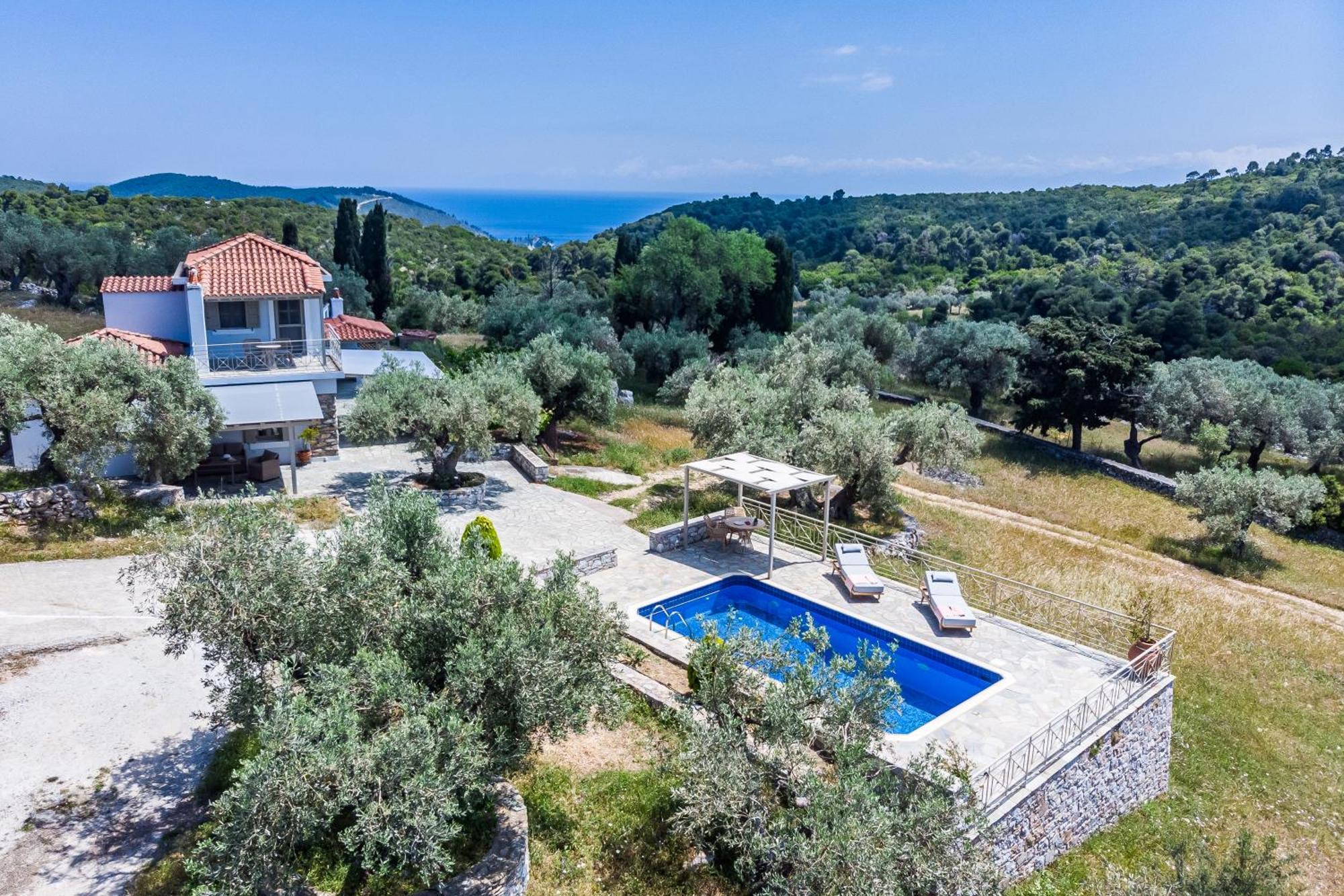 Villa Nektaria Alikias Ngoại thất bức ảnh