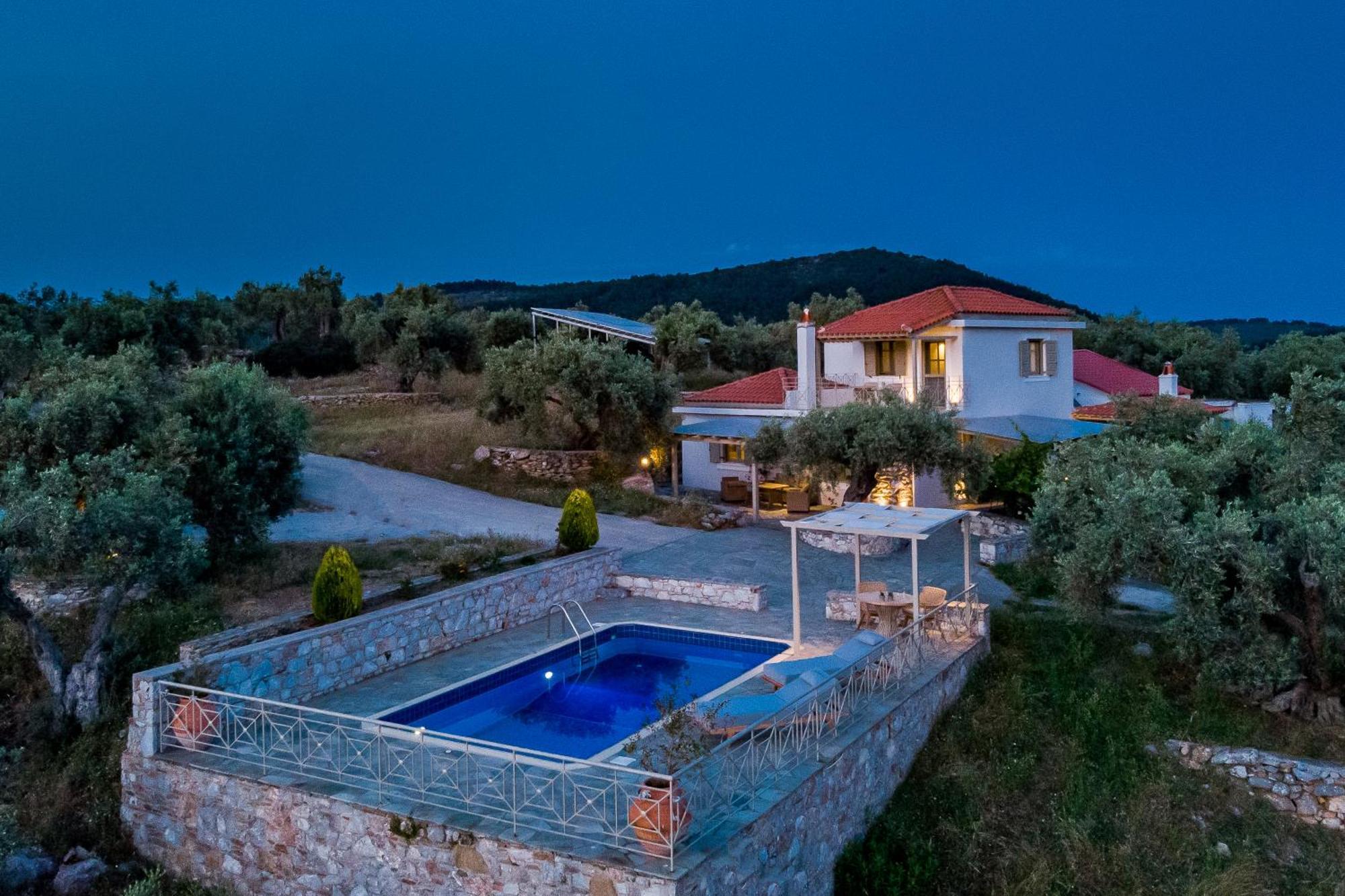 Villa Nektaria Alikias Ngoại thất bức ảnh