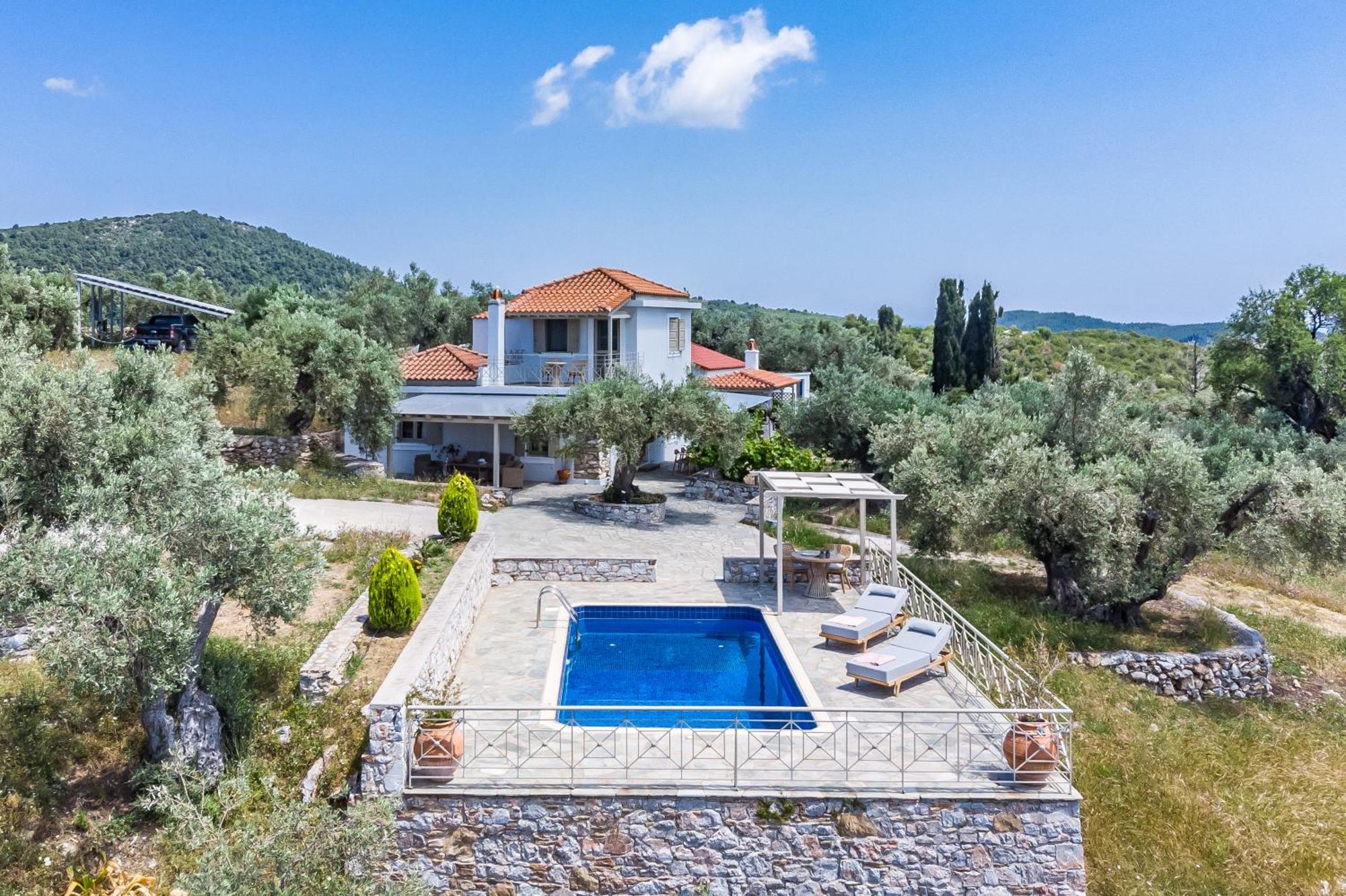 Villa Nektaria Alikias Ngoại thất bức ảnh