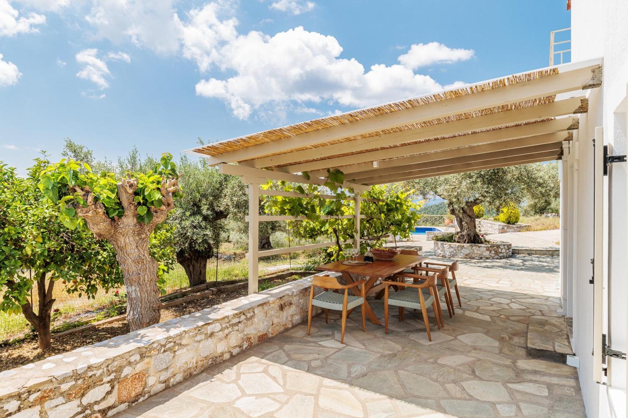 Villa Nektaria Alikias Ngoại thất bức ảnh