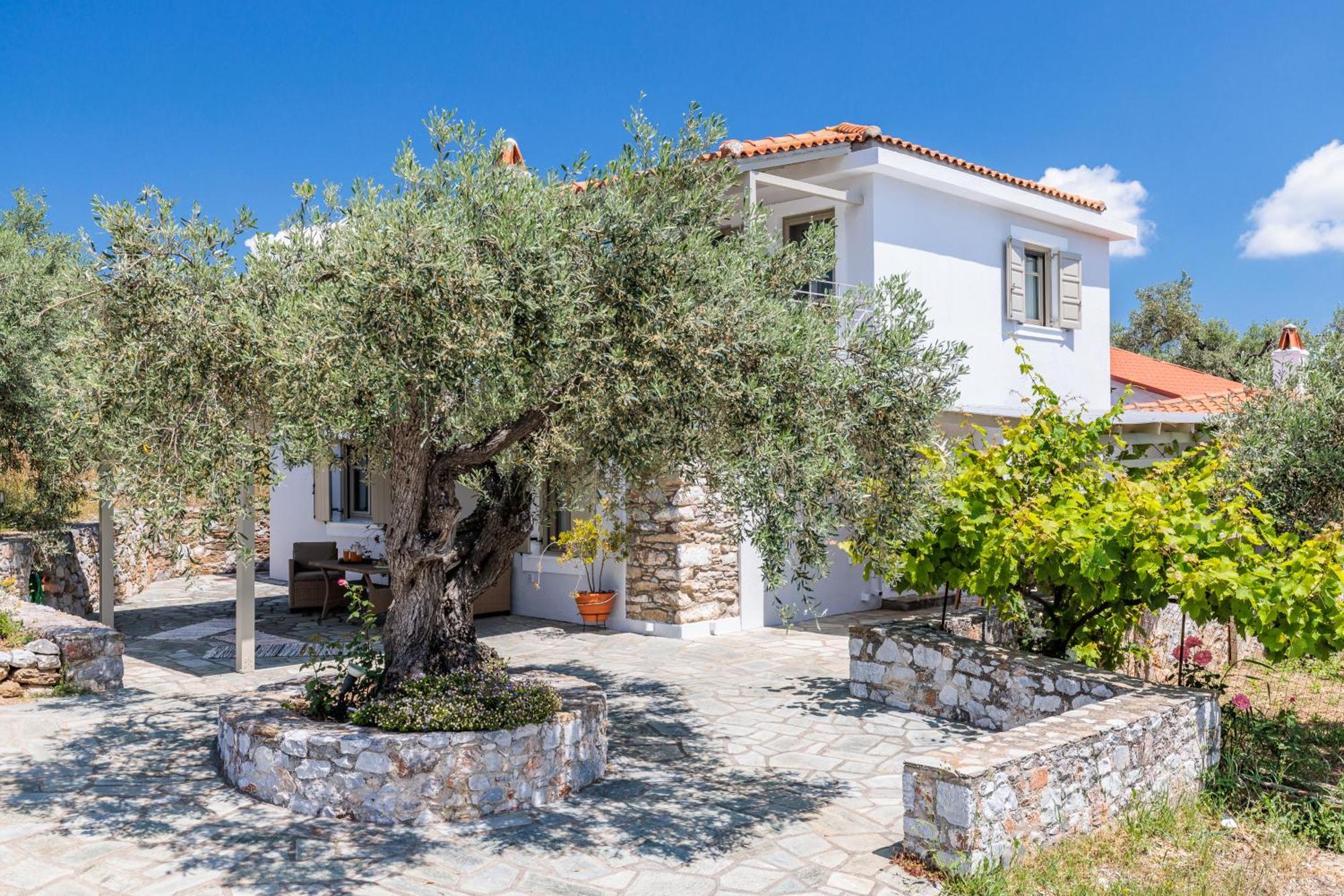 Villa Nektaria Alikias Ngoại thất bức ảnh