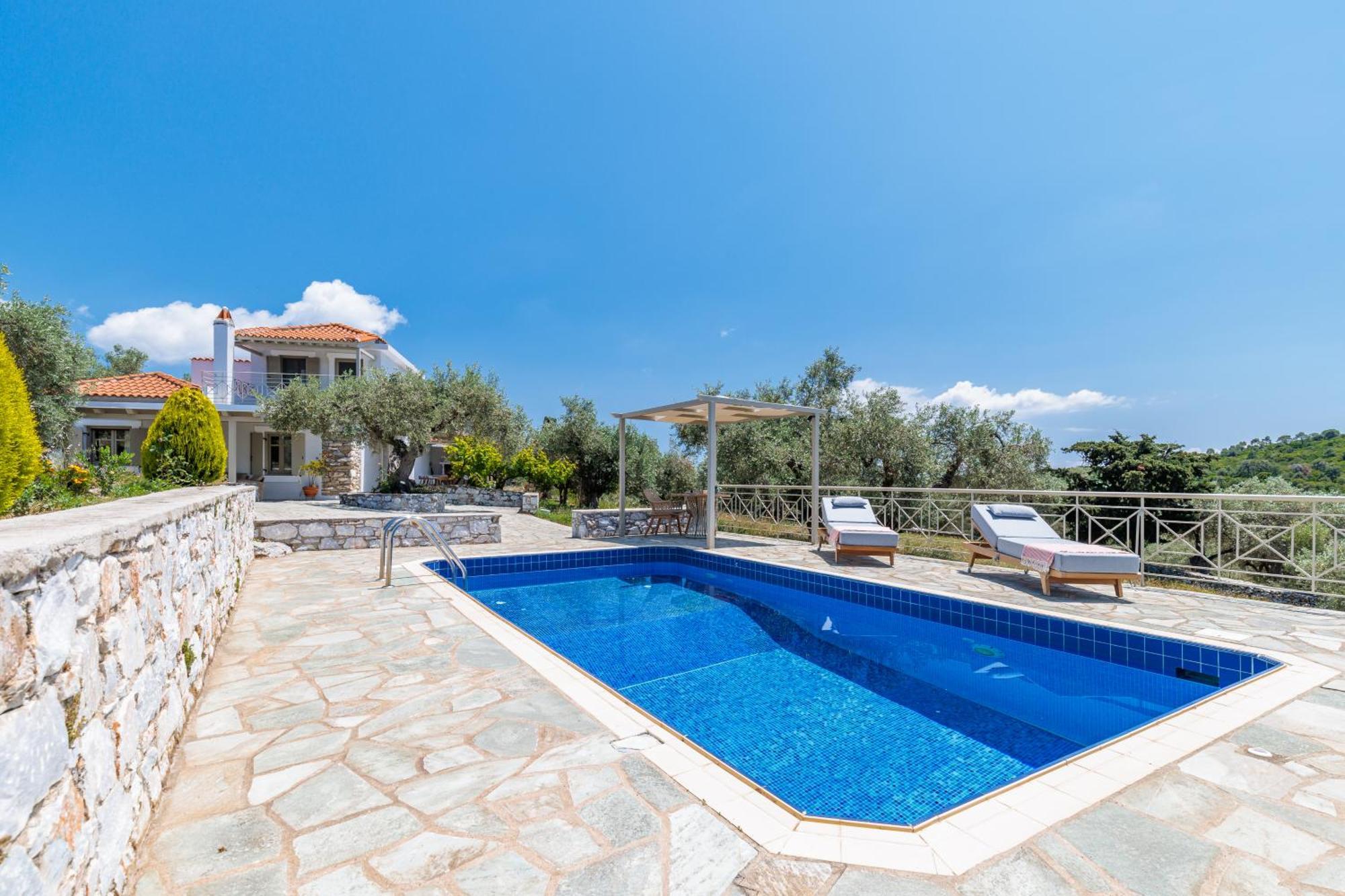 Villa Nektaria Alikias Ngoại thất bức ảnh