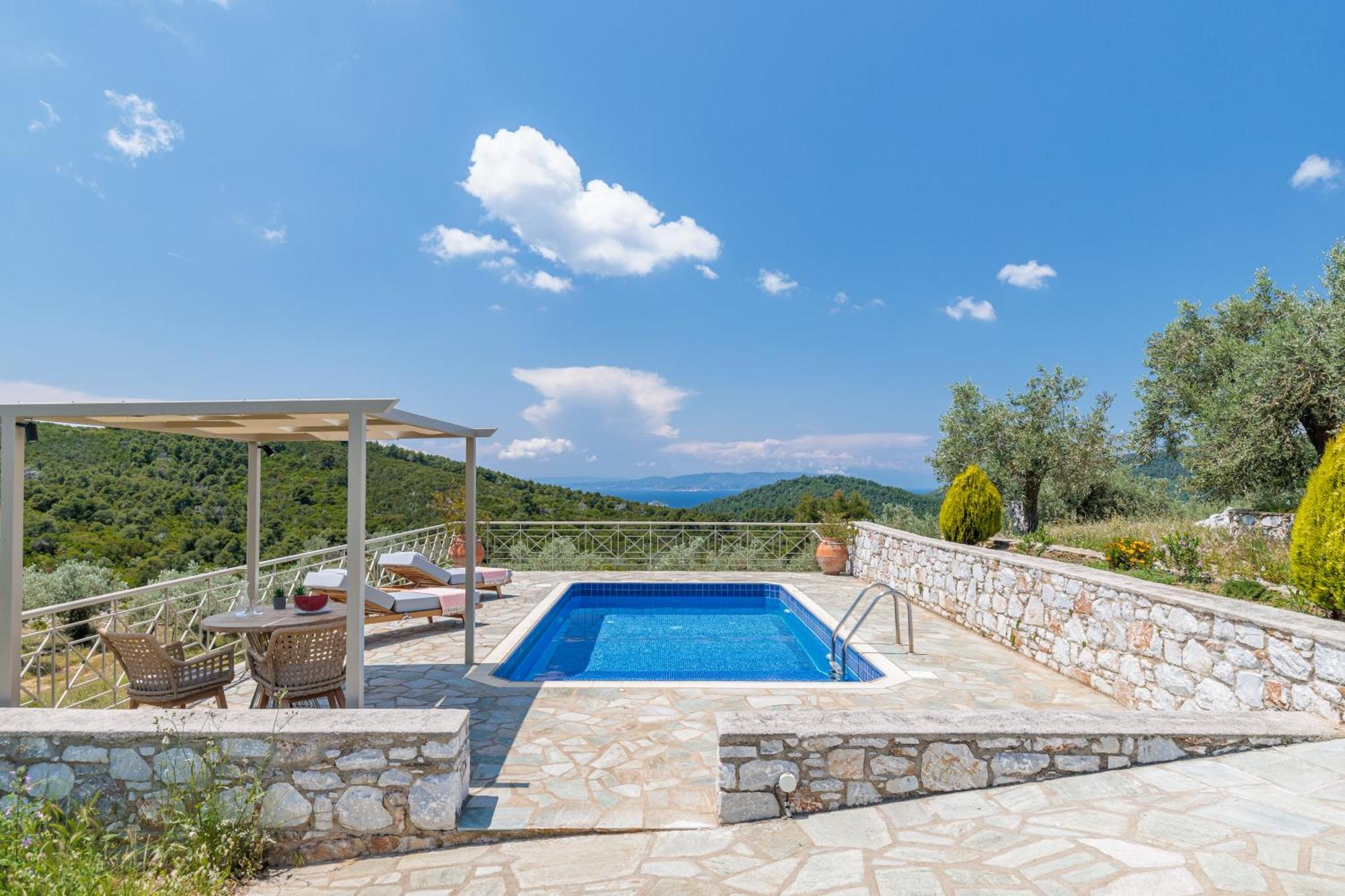 Villa Nektaria Alikias Ngoại thất bức ảnh