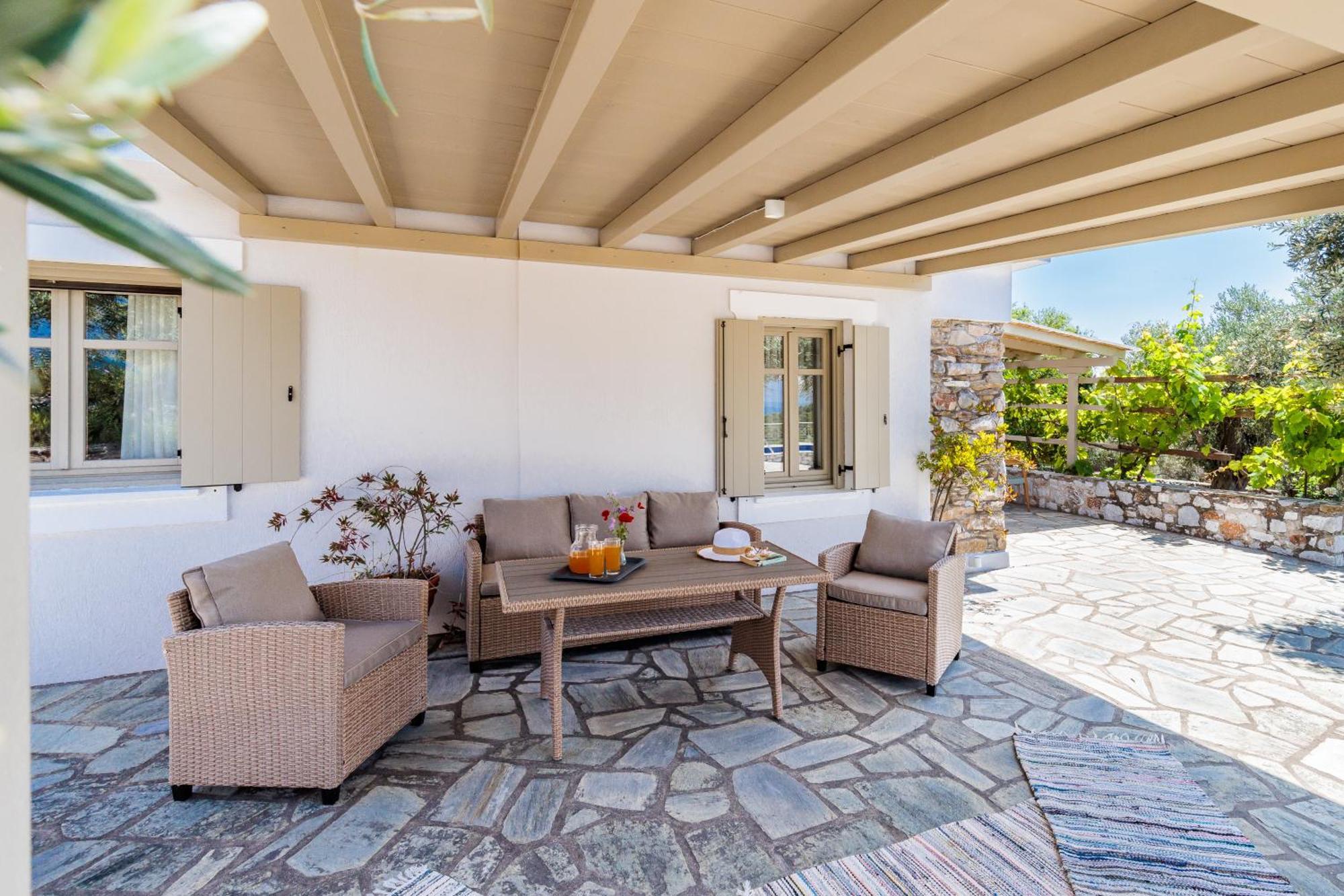 Villa Nektaria Alikias Ngoại thất bức ảnh