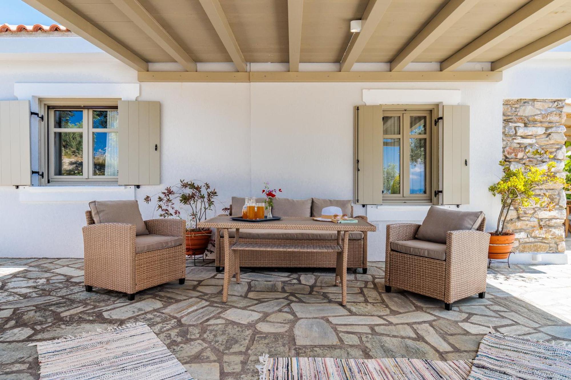 Villa Nektaria Alikias Ngoại thất bức ảnh