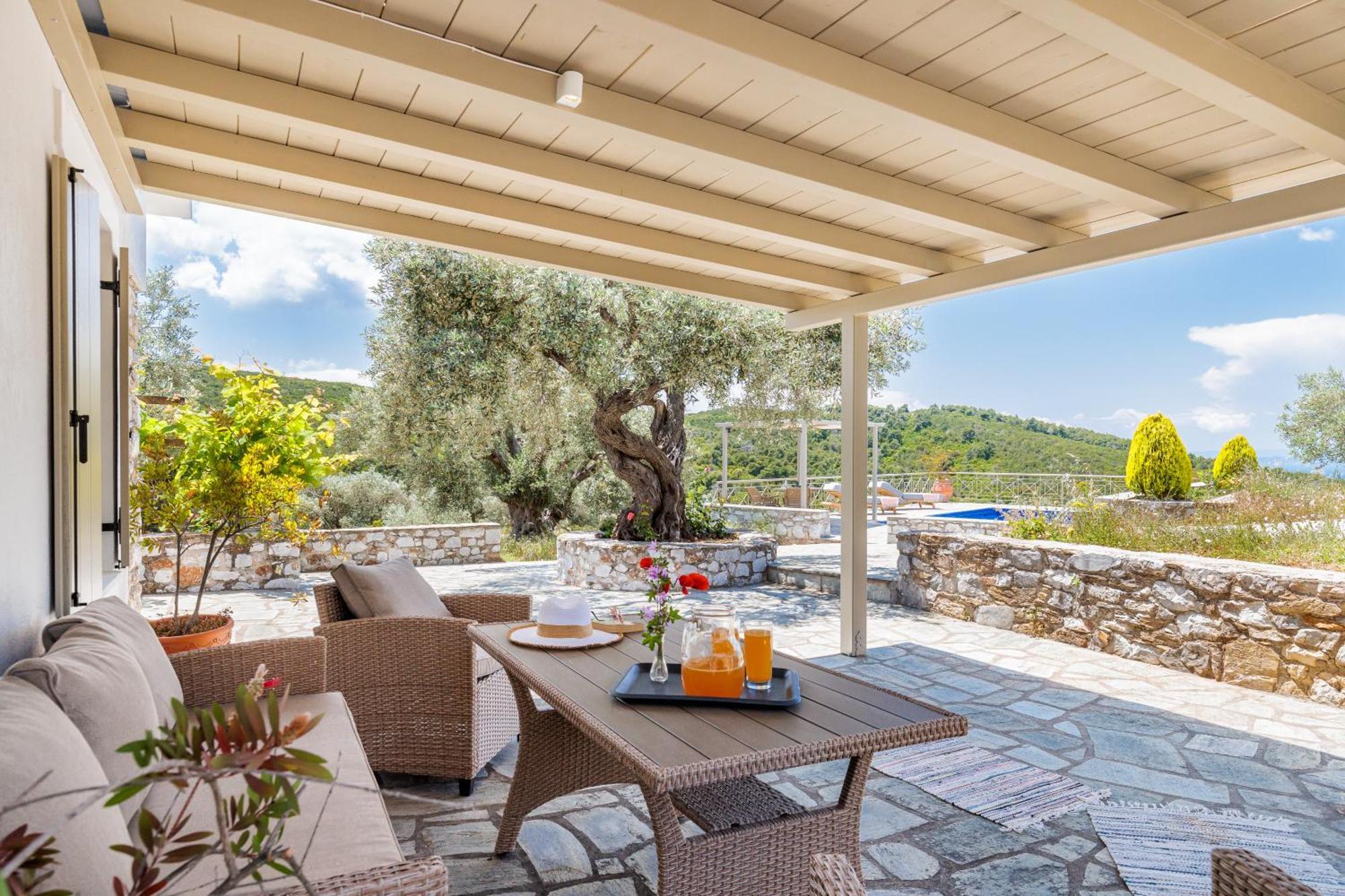 Villa Nektaria Alikias Ngoại thất bức ảnh